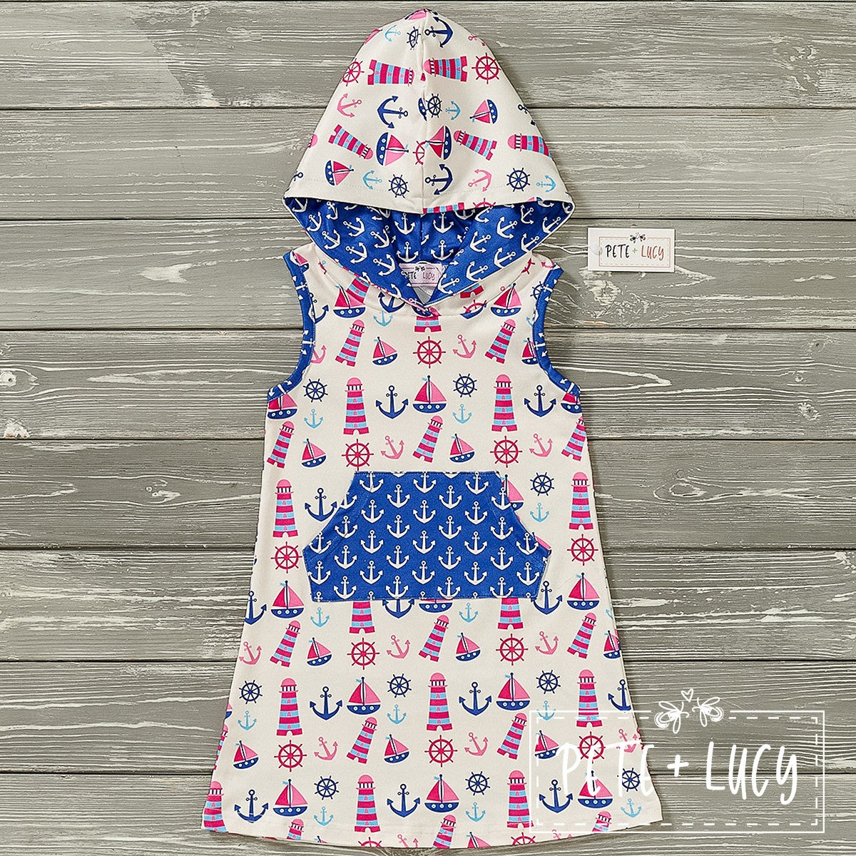 Pink Nautical Dress