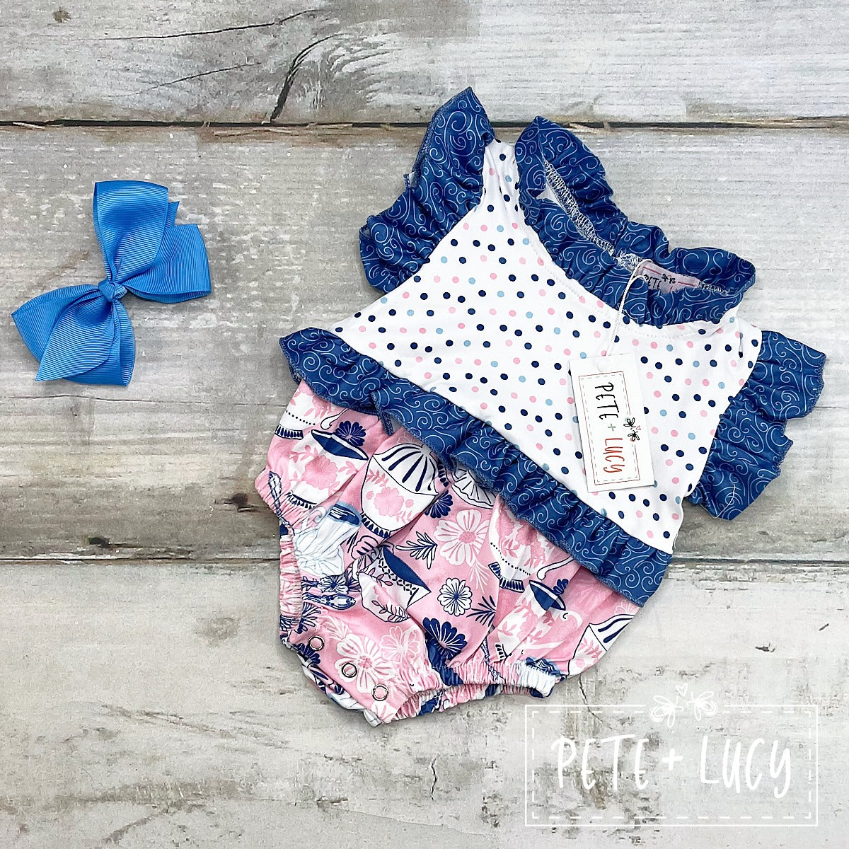 Vintage Tea Romper