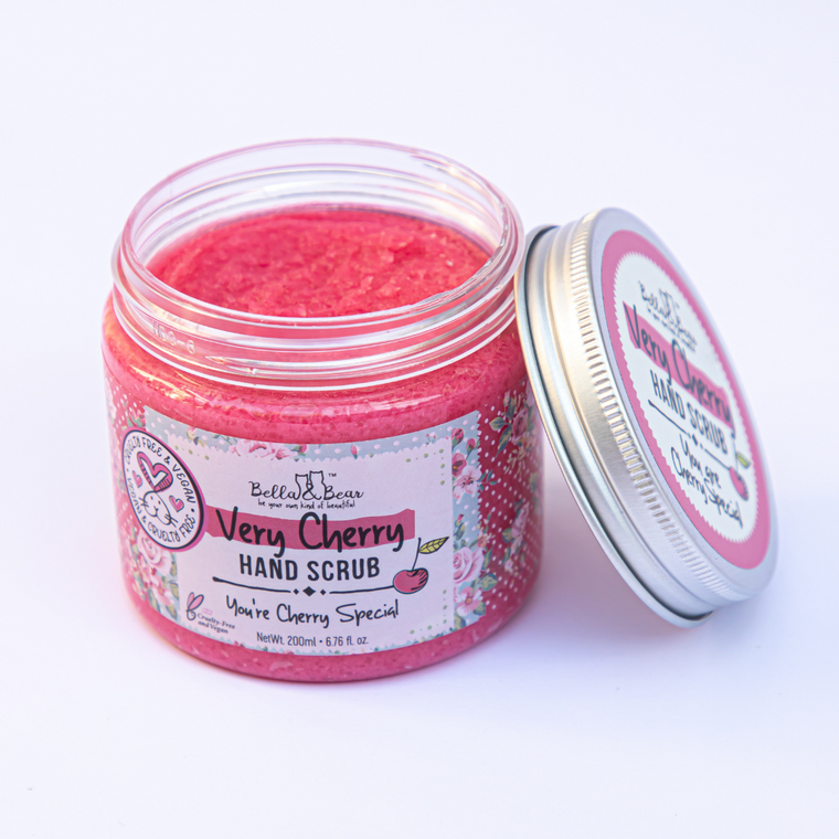 Very Cherry Hand Scrub and Hand Cream