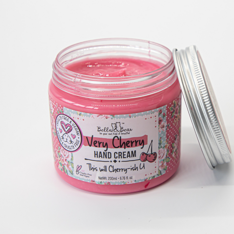 Very Cherry Hand Scrub and Hand Cream